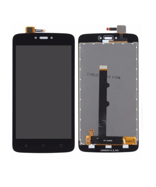 Pantalla completa táctil y lcd para Motorola Moto C negra