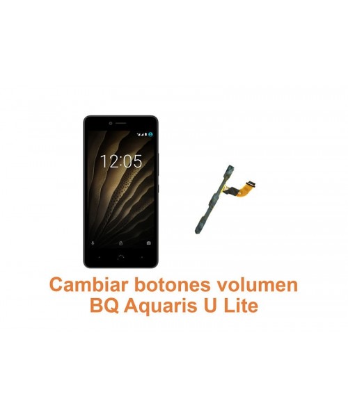 Cambiar botones volumen BQ Aquaris U Lite