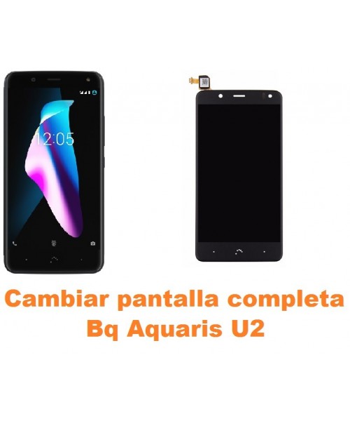 Cambiar pantalla completa Bq Aquaris U2