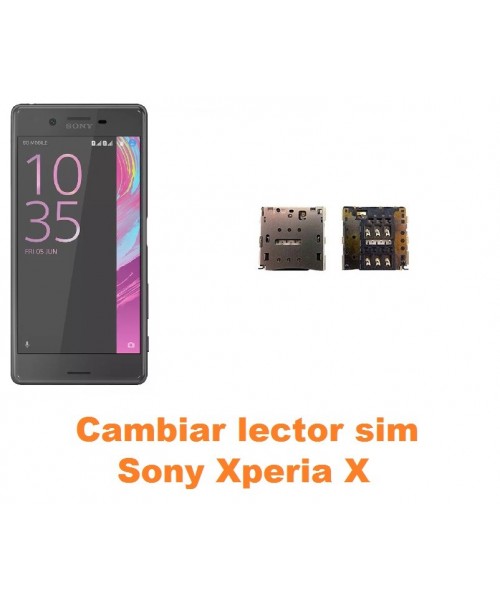 Cambiar lector sim Sony Xperia X