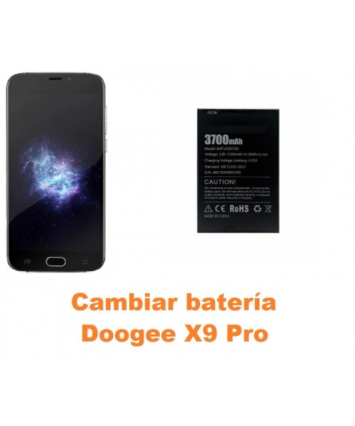 Cambiar batería Doogee X9 Pro