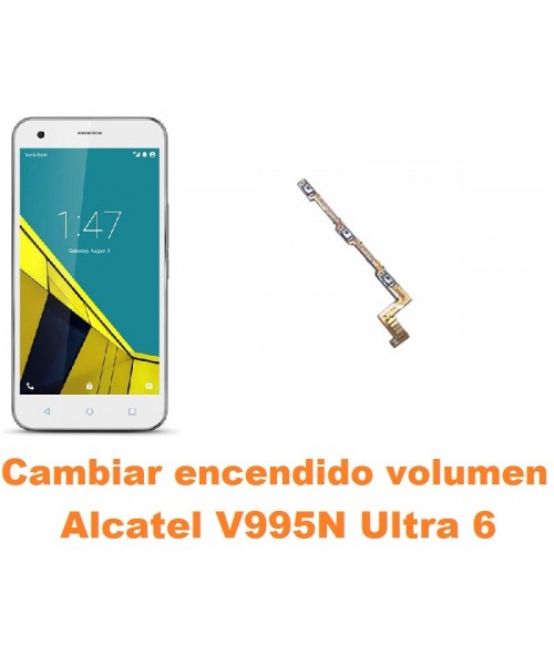 Cambiar encendido y volumen Alcatel V995N