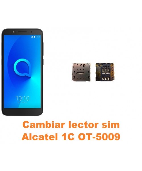 Cambiar lector sim Alcatel OT-5009 1C