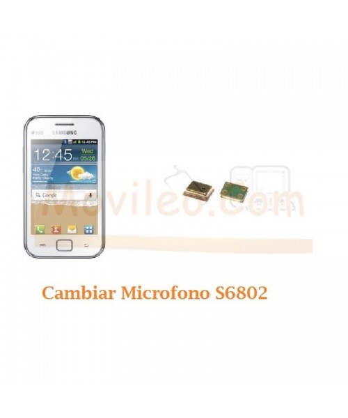 Cambiar Microfono Samsung Galaxy Ace Duos S6802 - Imagen 1