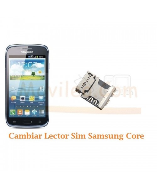 Cambiar Lector Tarjeta Sim Samsung Galaxy Core i8260 i8262 - Imagen 1