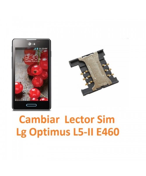 Cambiar Lector Tarjeta Sim Lg Optimus L5-II E460 - Imagen 1